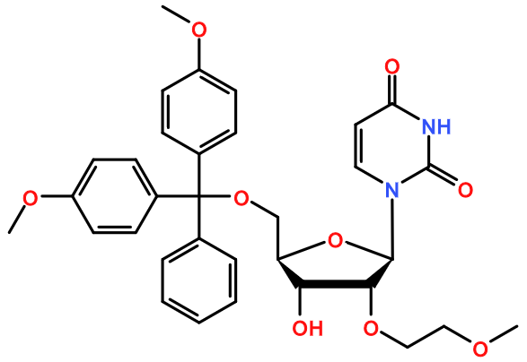 (图片) MC080446 5'-O-DMT-2'-O-(2-Methoxyethyl)-uridine